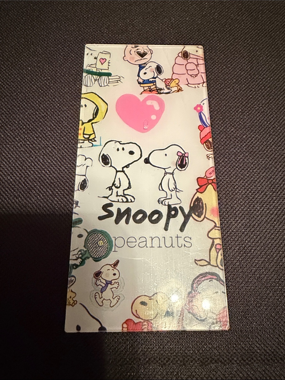 Peanuts Snoopy Acrylic Bookmark